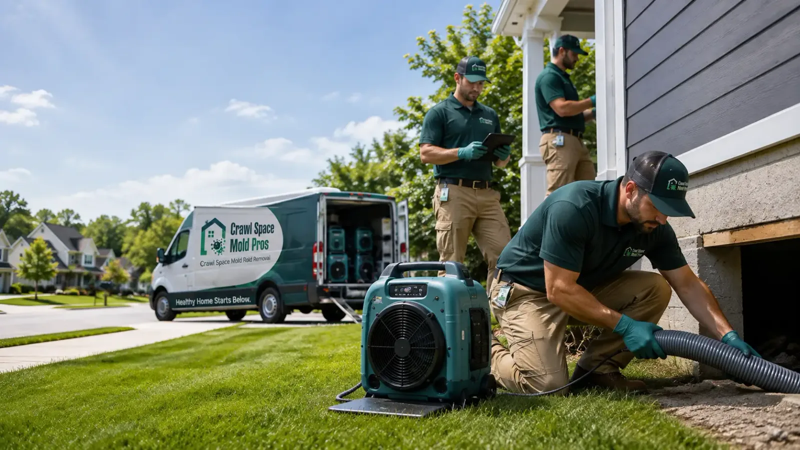 Crawl Space Mold Removal in Chugwater, WY